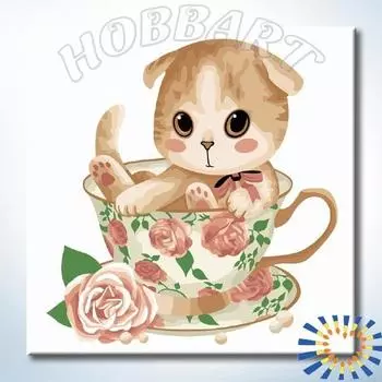 Картина по номерам «Подарок к чаепитию»