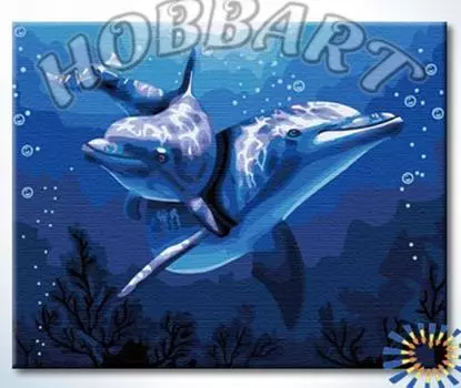 Картина по номерам «Подводный мир»