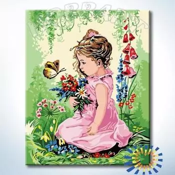 Картина по номерам «Полевой букет»