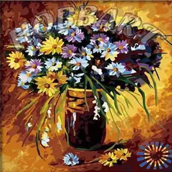 Картина по номерам «Полевые цветы»