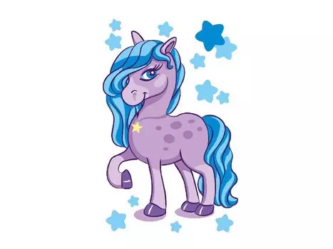 Картина по номерам «Пони-загадка»