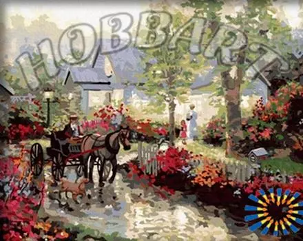 Картина по номерам «Повозка»