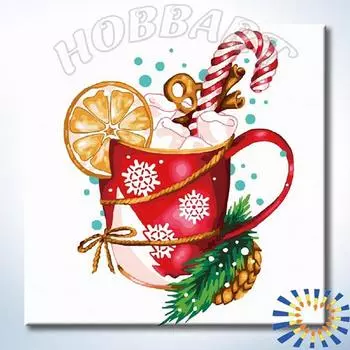 Картина по номерам «Праздничный коктейль»