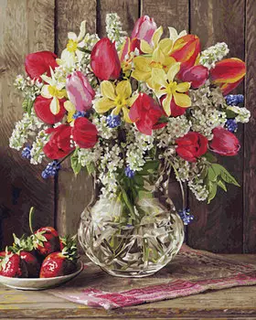 Картина по номерам «Привет из сада»