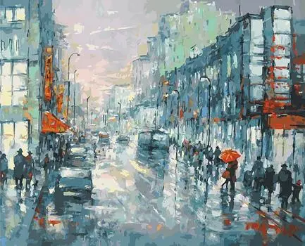 Картина по номерам «Проспект»