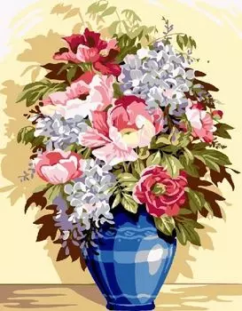 Картина по номерам «Просто букет»