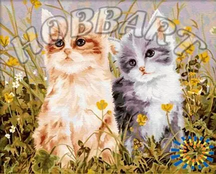 Картина по номерам «Пушистые друзья»