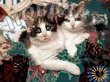 Картина по номерам «Пушистый подарок»