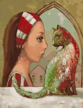 Картина по номерам «Пустой взгляд»