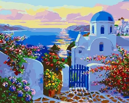 Картина по номерам «Рай у самого моря»