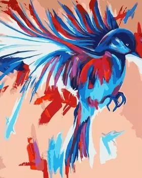 Картина по номерам «Райская птица»