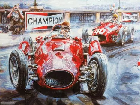 Картина по номерам «Ралли»