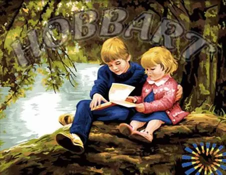 Картина по номерам «Рассказ на берегу»