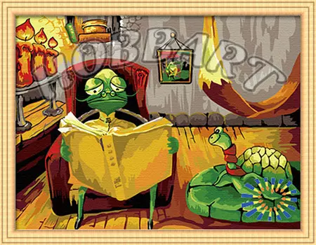 Картина по номерам «Рассказы старой черепахи»