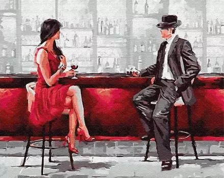 Картина по номерам «Романтичный ресторанчик»