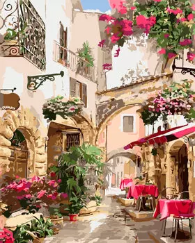 Картина по номерам «Романтика Европы»