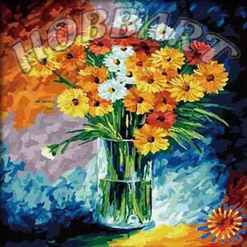 Картина по номерам «Ромашковый коллаж»