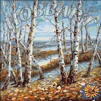 Картина по номерам «Роща»