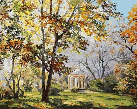 Картина по номерам «Ротонда в парке Екатерингоф»