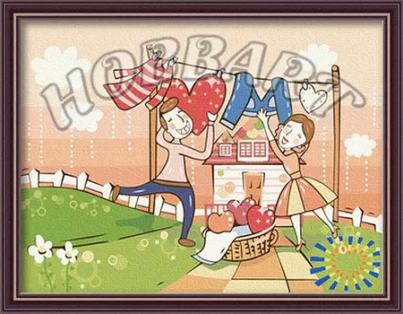 Картина по номерам «С любовью по жизни»