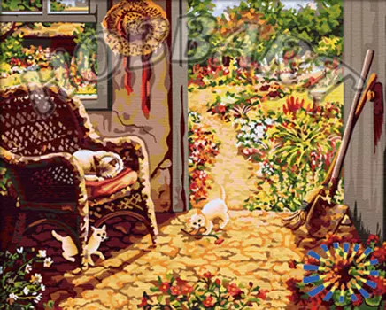 Картина по номерам «Садовое настроение»