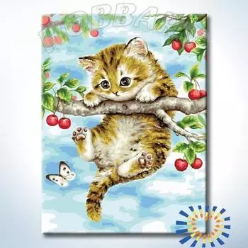 Картина по номерам «Самая большая вишенка»