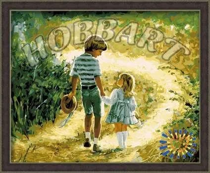 Картина по номерам «Счастливое детство»