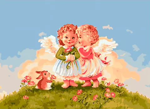 Картина по номерам «Шепот ангела»