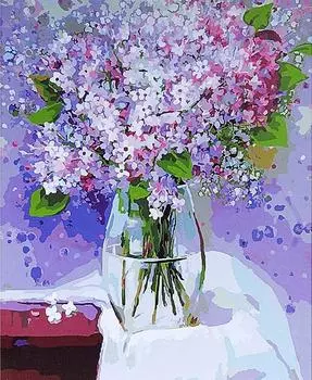 Картина по номерам «Сирень»