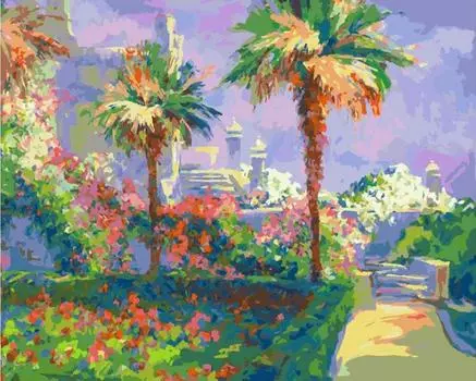 Картина по номерам «Сиреневый вечер. Крым»