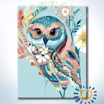 Картина по номерам «Сказочная сова»