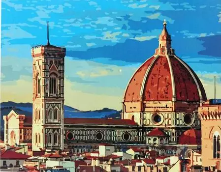 Картина по номерам «Собор Санта-Мария дель Фьоре»