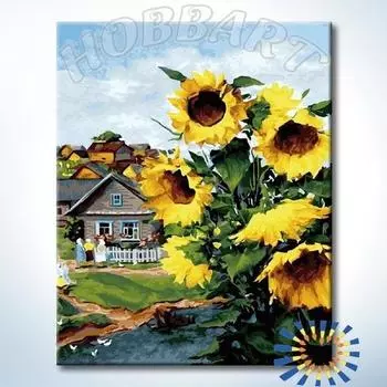 Картина по номерам «Солнечная деревня»