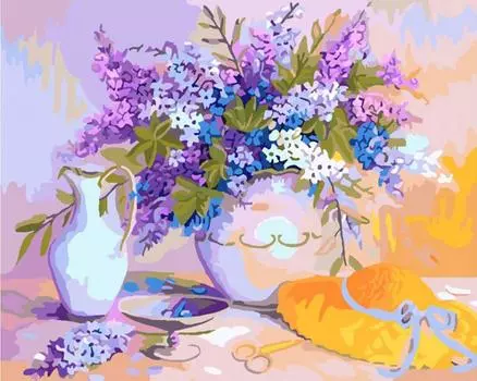 Картина по номерам «Солнечный букет»