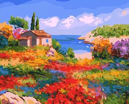 Картина по номерам «Солнечный Прованс»