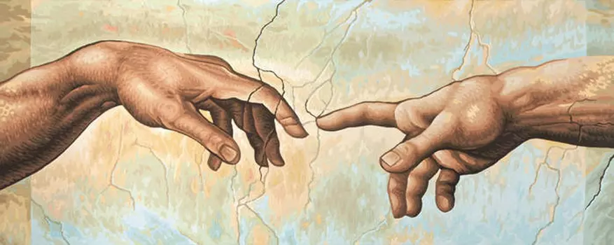 Картина по номерам «Сотворение Адама»