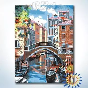 Картина по номерам «Среди каналов»