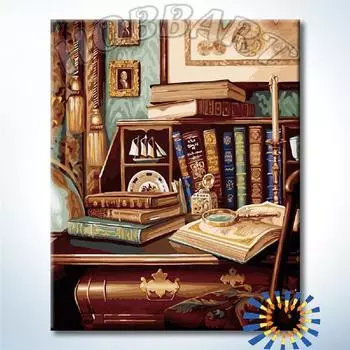 Картина по номерам «Старинный кабинет»