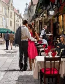 Картина по номерам «Свидание в Лондоне»