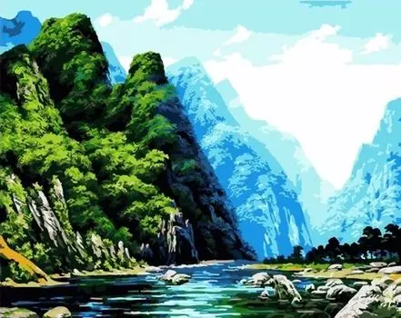 Картина по номерам «Таинственный остров»