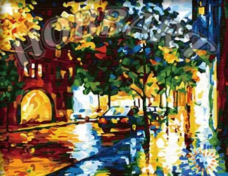 Картина по номерам «Тихая ночь»