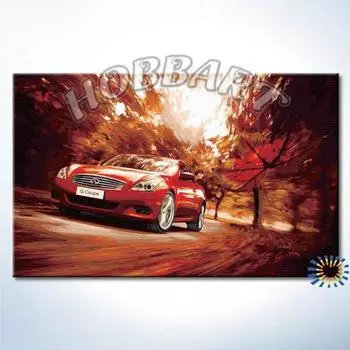 Картина по номерам «Удовольствие скорости»