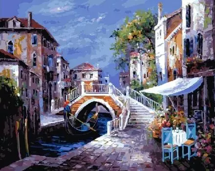 Картина по номерам «Уголок Венеции»