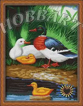 Картина по номерам «Утиная идиллия»