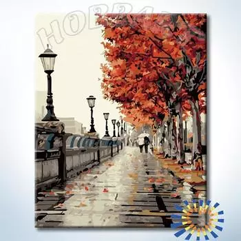 Картина по номерам «В осенних тонах»