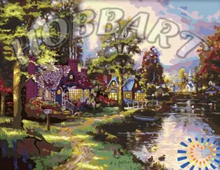 Картина по номерам «Вдоль линии света»