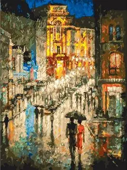 Картина по номерам «Вечерний калейдоскоп»