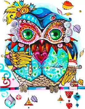 Картина по номерам «Венецианская сова»