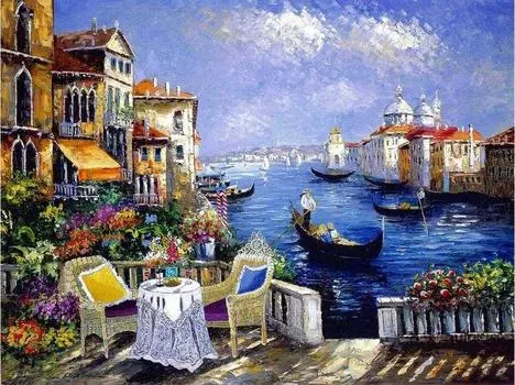 Картина по номерам «Венецианское кружево»