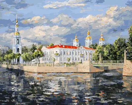 Картина по номерам «Вид на Никольский собор»